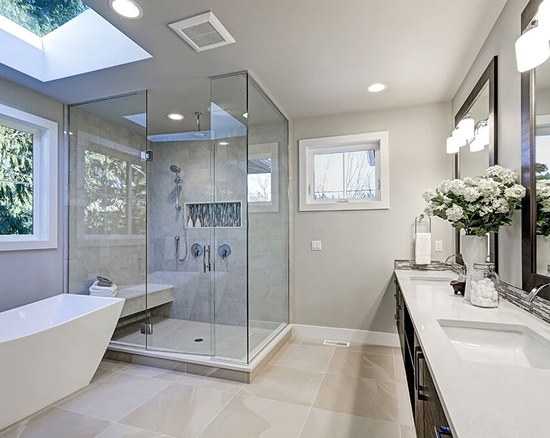 Luxury bathroom renovation