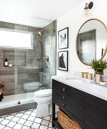 Bathroom renovation project